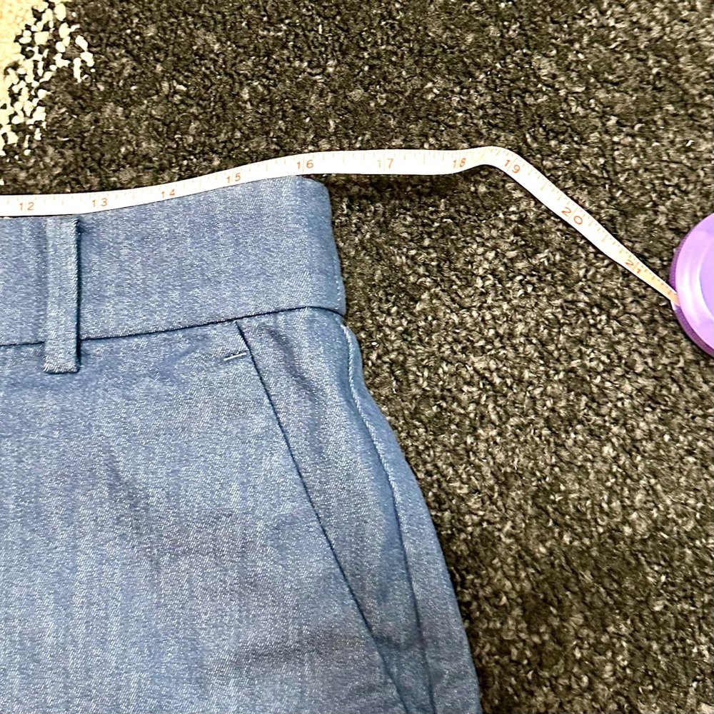 ANN TAYLOR LOFT Riviera Refined Denim 4” Short in Ocean Blue Wash — 4 - Picture 8 of 9